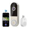 Smart Wireless Video Doorbell Camera with Chime – Safe, Easy Installation, HD View